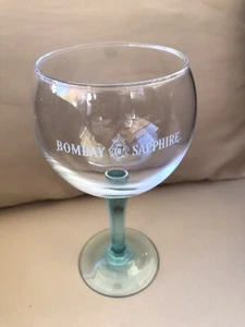 RARE ITEM- Bombay Sapphire Gin Large Balloon / Copa Style Blue stemmed Glass - Picture 1 of 6