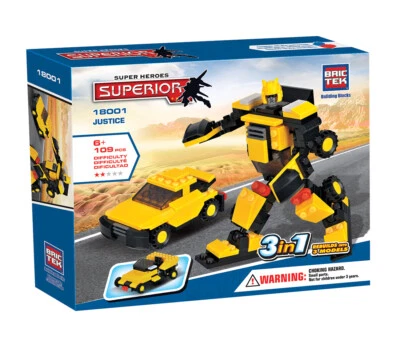 Brictek - 3 in 1 Justice Building Set - 18001 - Image 1 of 4