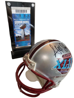 Wow! Boleto Super Bowl XLII, mini casco, chaqueta, NYGiants/patriots, programa, etc. Foto 1 de 4