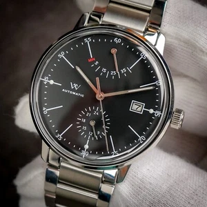 FANTASTIC WM Watch Bauhaus Automatic 40mm MIYOTA 9132 Power Reserve Watch - Picture 1 of 16