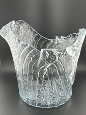RARE BLENKO Ice Bucket Large Vintage Glass Handmade Unique Champagne Chiller