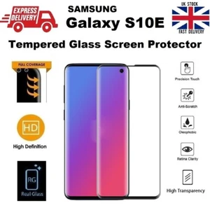 3D Rounded Shatter Proof REAL Tempered Glass Screen Protector for Samsung S10E - Picture 1 of 12