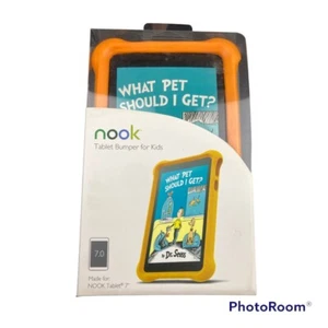 Nook Tablet Bumper for Kid Tablet 7" Citrus Orange Color New Barnes and Noble - Picture 1 of 2