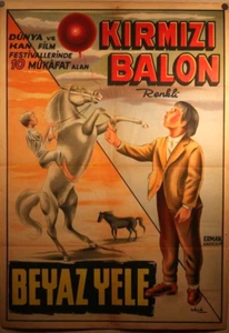 Lithograph Movie Poster for The Red Balloon Turkish Release - Picture 1 of 1