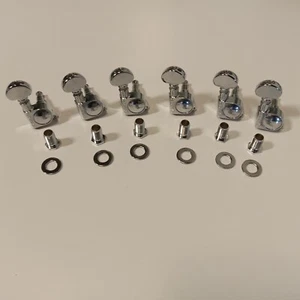 Grover Guitar Tuners - (SET OF 6) - Used On The Peavey Generation Custom and CTM - Picture 1 of 10