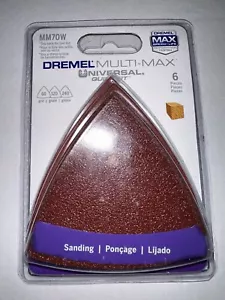 Dremel MM70W 6ER-Pack verschiedene Multi-Max Schleifpapier. Neu in Verpackung - Bild 1 von 3