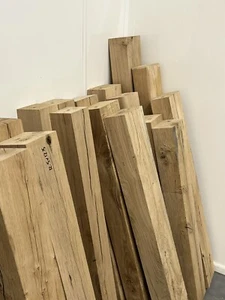 Oak Air Dried Beams Planed All Round 10x10, 10x15x 12.5x12.5, 15x15 Raw Material - Picture 1 of 5