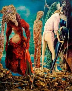 Max Ernst The Antipope Print Wall Art Canvas - Picture 1 of 1