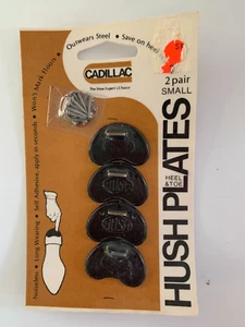 NOS Shoe Repair Cadillac Heel and Toe Hush Plates Size Small 2 Pair - Picture 1 of 2