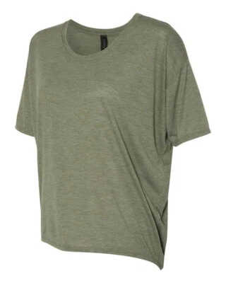 Camiseta para mujer Anvil Freedom con hombros caídos - verde brezo ciudad - 3X-grande Foto 1 de 3