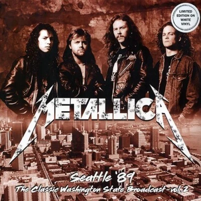 Metallica Seattle '89 Volume 2 White Vinyl Classic Washington State Broadcast Foto 1 de 4