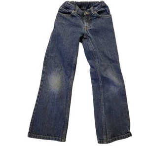 Faded Glory Jeans Boys Adjustable Waist Dark Blue Size 8S  - Picture 1 of 11