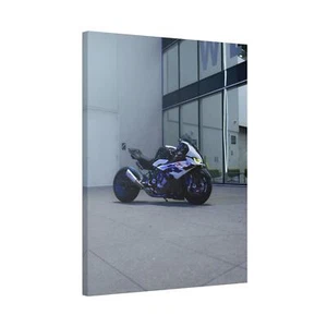 BMW inspirierter S1000RR hochauflösender vertikaler Leinwanddruck in Museumsqualität #079 - Bild 1 von 10