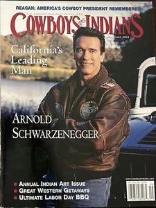 Cowboys & Indians Magazine (Sept 2004) ARNOLD Schwarzenegger - Picture 1 of 1