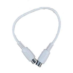 Cable Up CU/MD101/WHI 1' MIDI Male to MIDI Male MIDI Cable (White) - Picture 1 of 2