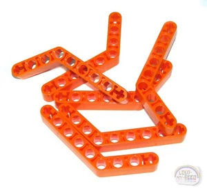 LEGO Technic - 6 x 9L Angle Beams - Liftarm - Orange - New - (6629, EV3) - Bild 1 von 3