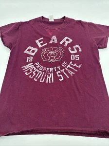 Missouri State Bears Gildan T-Shirt Women Small Red Graphic Print..#17324 - Picture 1 of 13