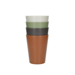 Juego de vasos de plástico ecológicos surtidos Mikasa - vasos de plástico reciclado - Imagen 1 de 6