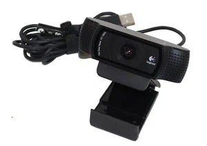 Rare LogiCool Logo Logitech Carl Zeiss Lens USB 1080P HD V-U0028 Webcam - Photo 1/2