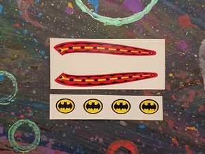 Corgi 1003-A Batboat Late Fin & Hull Reproduction Stickers - Picture 1 of 1