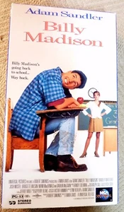 Billy Madison (VHS, 1995)  Adam Sandler - Picture 1 of 1