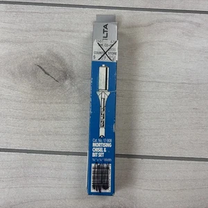Delta Mortising Chisel & Bit Set 1/4" Austria Made New In Box 17-908 - Picture 1 of 8