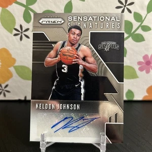 2019-20 Panini Prizm  RC Keldon Johnson Sensational Silver Rookie Auto Autograph - Picture 1 of 2