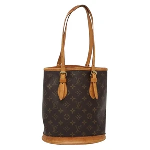 LOUIS VUITTON Monogram Bucket PM Shoulder Bag M42238 LV Auth ep9673 - Picture 1 of 22