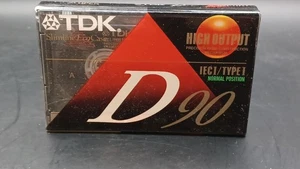 Cinta de audio en blanco Tdk D90 para grabación 90 minutos sellada. D2343 - Imagen 1 de 9