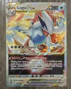 Pokémon Silver Tempest 2022 arte completo Holo Lugia VSTAR 139/195 - Imagen 1 de 2