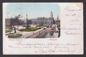 Vintage Postcard Scotland Glasgow Great Western Road 1901 - Picture 1 of 3