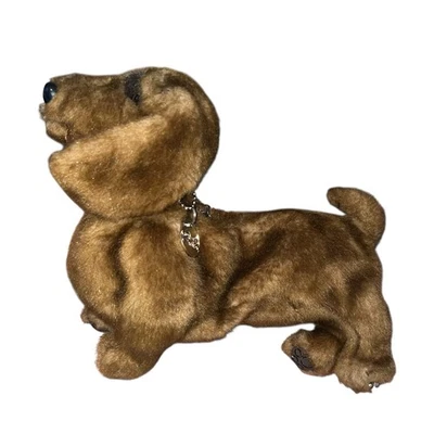 Cartera Fuzzy Nation Dog Lover marrón Dachshund Wiener - sin correa Foto 1 de 4