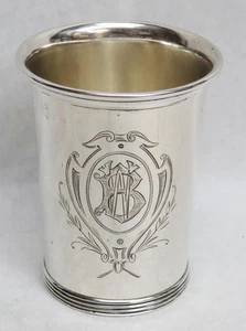 1920 NETHERLAND DUTCH SILVER 3 3/8" BEAKER CUP - Picture 1 of 9