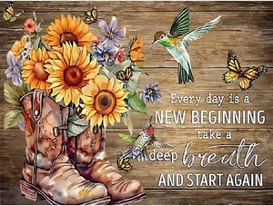 Diamond Painting Kit DIY 5D Full Drill Rhinestone Art for Adults Kids Home Decor - Picture 1 of 7