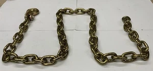 Auto Body Frame Machine Pull Chain 3/8" x 14' Grade 70 3/8" with Grab Hook - Picture 1 of 3