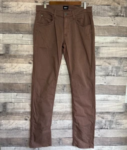 Hudson Blake Slim Straight Jeans Herren 31x32 Braun Stretch Preppy - Bild 1 von 11