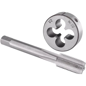 1/2 in-20 UNF Tap and Die Set High-Speed Steel Right Hand Threading Tool - Picture 1 of 6