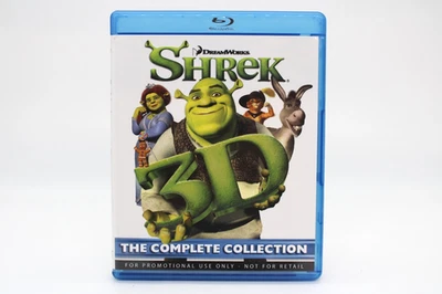 Shrek 3D The Complete Collection 1 2 3 3D Blu-ray 4 Disc Set MISSING 4th Disc Foto 1 de 4