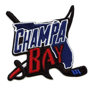 Tampa Champa Bay Florida logo calcio hockey ricamato ferro su toppa - Foto 1 di 2