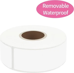 Abnehmbare Gefrierschrank Etiketten Aufkleber, 1 x 3 Zoll Blanko 1*3 Zoll, Weiß-Rolle  - Bild 1 von 6