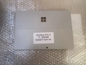 MICROSOFT SURFACE PRO 4 I7 MOTHERBOARD AND BACK COVER ONLY - Picture 1 of 8