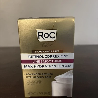 RoC Retinol Correxion•Line Smoothing•Max Hydrating Cream•Fragrance Free 1.7oz - Image 1 of 4
