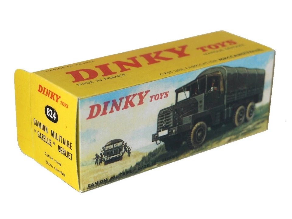 Dinky Toys boîte repro 824 berliet gazelle