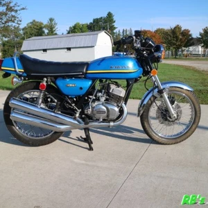 Kawasaki S2 350 Triple 1973 S2a Blue, Decal set - The BEST! - Bild 1 von 3