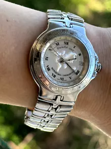 Raymond Weil Parsifal GMT Automatic Mens 39mm Greenwich Meridian Time 2991 Swiss - Picture 1 of 13