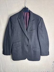Banana Republic Mens Brown 48R Wool Nylon Spandex Heavy Sport Coat 2 Button - Picture 1 of 14