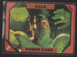 2001 Marvel Recharge CCG - Inaugural Card #100 Hulk Power Card - Bild 1 von 2