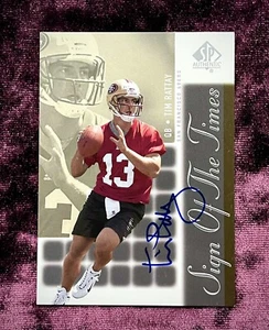 Tim Rattay 2000 SP Authentic Sign Times Auto RC MINT 49ers Rookie Jersey Purdy💙 - Bild 1 von 4