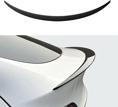 For Tesla Model Y 2020 - 2023 Rear Trunk Spoiler Tail Wing (Glossy Black) - Image 1 of 4