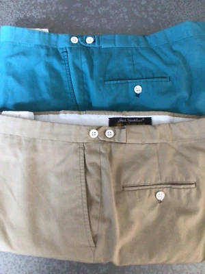 Jack Nicklaus 批量 2 件 高尔夫 Chino 裤 金熊 hart Schaffer Marx 40x27 — 第 1/4 张图片